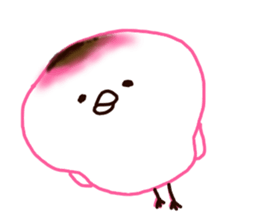 The rice cake chick(pink ver.) sticker #10458154
