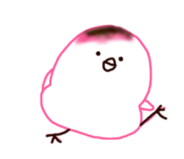 The rice cake chick(pink ver.) sticker #10458155