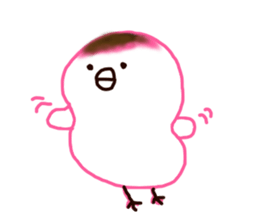 The rice cake chick(pink ver.) sticker #10458156