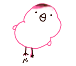 The rice cake chick(pink ver.) sticker #10458157