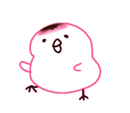 The rice cake chick(pink ver.) sticker #10458159