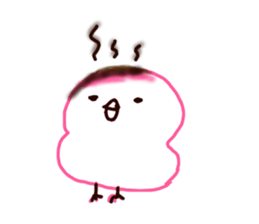 The rice cake chick(pink ver.) sticker #10458173