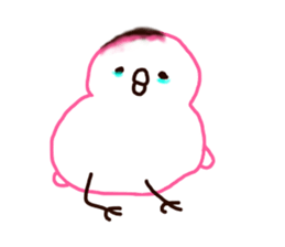 The rice cake chick(pink ver.) sticker #10458176