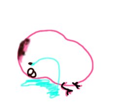 The rice cake chick(pink ver.) sticker #10458178