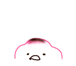 The rice cake chick(pink ver.) sticker #10458182