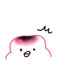 The rice cake chick(pink ver.) sticker #10458185
