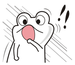 White Froggy Love You sticker #10458414