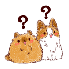 Dog is cute sticker #10458587