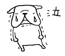 French bulldog graffiti01 sticker #10458625