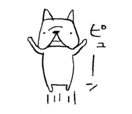 French bulldog graffiti01 sticker #10458626