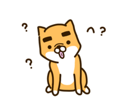 eyebrows dog sticker [shiba inu] sticker #10459138