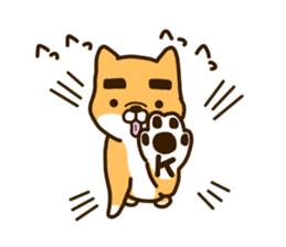 eyebrows dog sticker [shiba inu] sticker #10459141