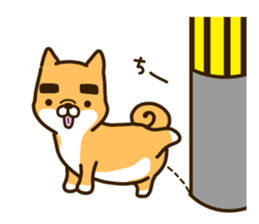 eyebrows dog sticker [shiba inu] sticker #10459150