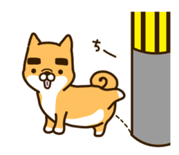 eyebrows dog sticker [shiba inu] sticker #10459150