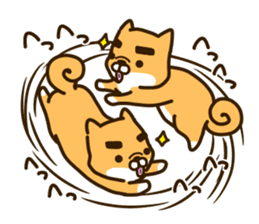 eyebrows dog sticker [shiba inu] sticker #10459154