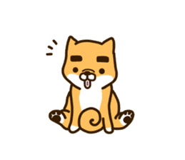 eyebrows dog sticker [shiba inu] sticker #10459156