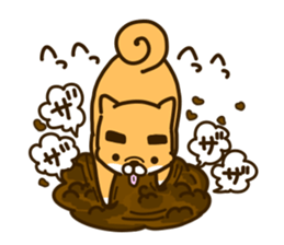 eyebrows dog sticker [shiba inu] sticker #10459157