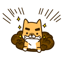 eyebrows dog sticker [shiba inu] sticker #10459159