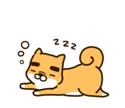 eyebrows dog sticker [shiba inu] sticker #10459162