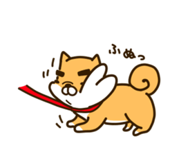 eyebrows dog sticker [shiba inu] sticker #10459165