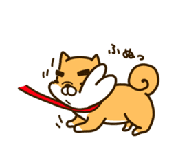 eyebrows dog sticker [shiba inu] sticker #10459165