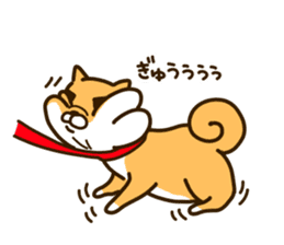 eyebrows dog sticker [shiba inu] sticker #10459166