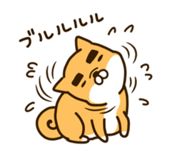 eyebrows dog sticker [shiba inu] sticker #10459172