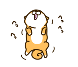 eyebrows dog sticker [shiba inu] sticker #10459173