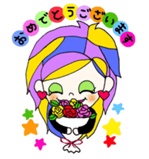 colorful gals ~honorific language~ sticker #10459587