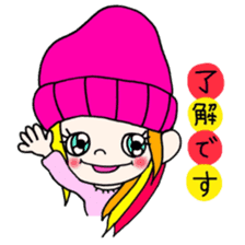colorful gals ~honorific language~ sticker #10459614