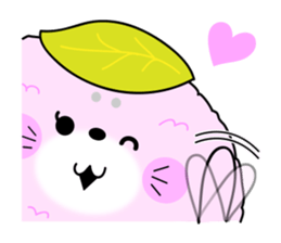 Rice cake of the seal (Spring party set) sticker #10459617