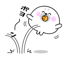 Rice cake of the seal (Spring party set) sticker #10459623