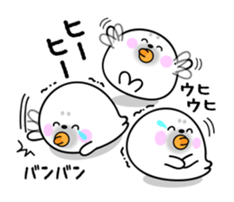 Rice cake of the seal (Spring party set) sticker #10459640