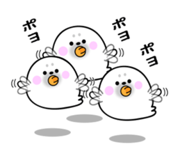Rice cake of the seal (Spring party set) sticker #10459649