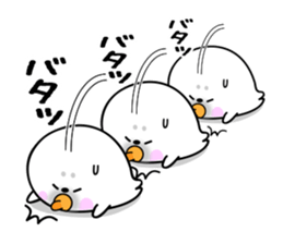 Rice cake of the seal (Spring party set) sticker #10459654