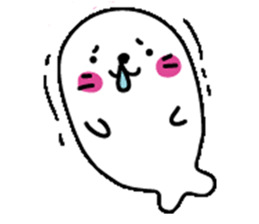 Pretty penguin and friend sticker #10460374