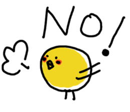 White lion and yellow chicken sticker #10461041