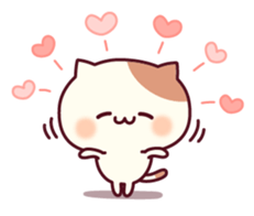 Cheerful words of the cat sticker #10461302