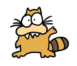 Somewhere the missing cat. sticker #10461560