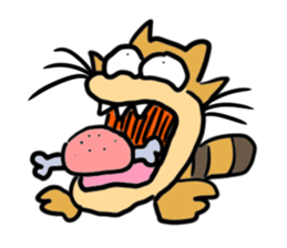 Somewhere the missing cat. sticker #10461586