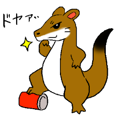 The rare animal "giant otter-shrew"