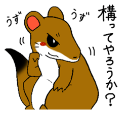 The rare animal "giant otter-shrew" sticker #10461661