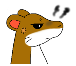 The rare animal "giant otter-shrew" sticker #10461667