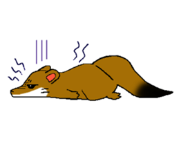 The rare animal "giant otter-shrew" sticker #10461671