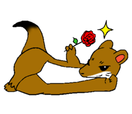 The rare animal "giant otter-shrew" sticker #10461673