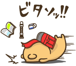 Bear cub which graduated from lovely sticker #10462525