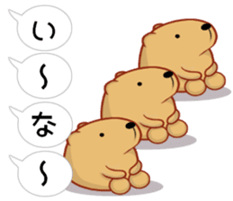 Balloon Kyapibara sticker #10462641