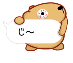 Balloon Kyapibara sticker #10462662