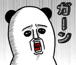panda ossan 2 sticker #10463006