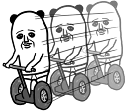 panda ossan 2 sticker #10463019